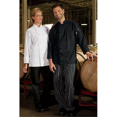 Nathan Caleb Classic 10 Knot Chef Coat in White - 5XLarge NA2499297